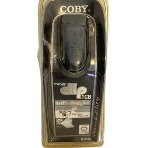 Coby 1 GB MP3 Audio Player 500 Songs Clip 1G Sealed Vintage Y2K 2007